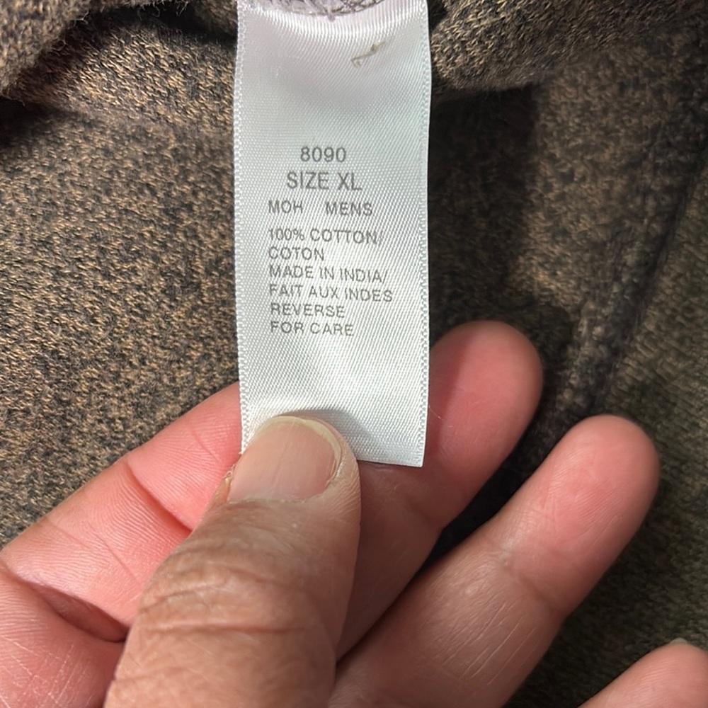 Woolrich Brown Zip Up Sweater Classic Knit - Picture 7 of 8